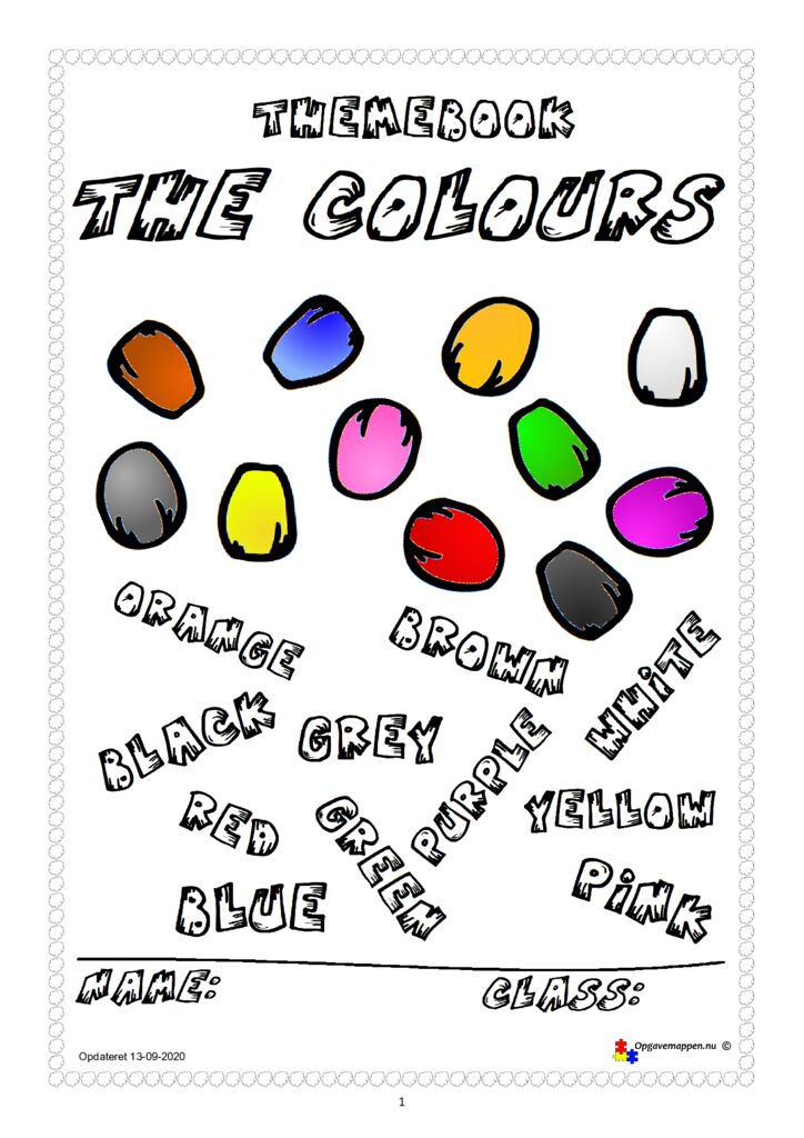thumbnail of Engelsk – The Colours – version 1.1 – 13-09-2020 opgavemappen.nu