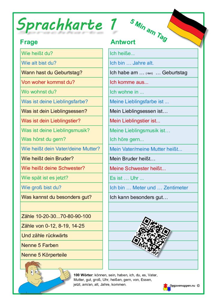 thumbnail of Tysk – Sprachkarte 1 – opgavemappen.nu