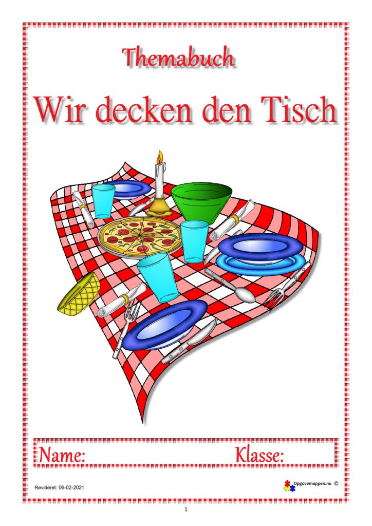 thumbnail of tysk – Wir decken den Tisch – themaheft – 16 sider – opgavemappen.nu 1.2