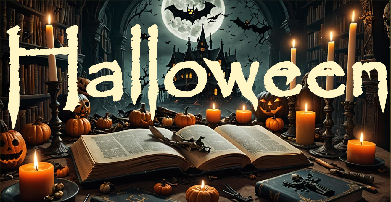 halloween logo top banner